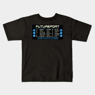 Futureport Departures Horizons Kids T-Shirt